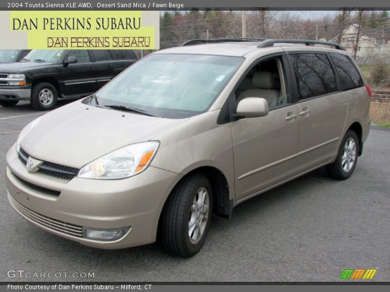 Desert Sand Mica / Fawn Beige 2004 Toyota Sienna XLE AWD