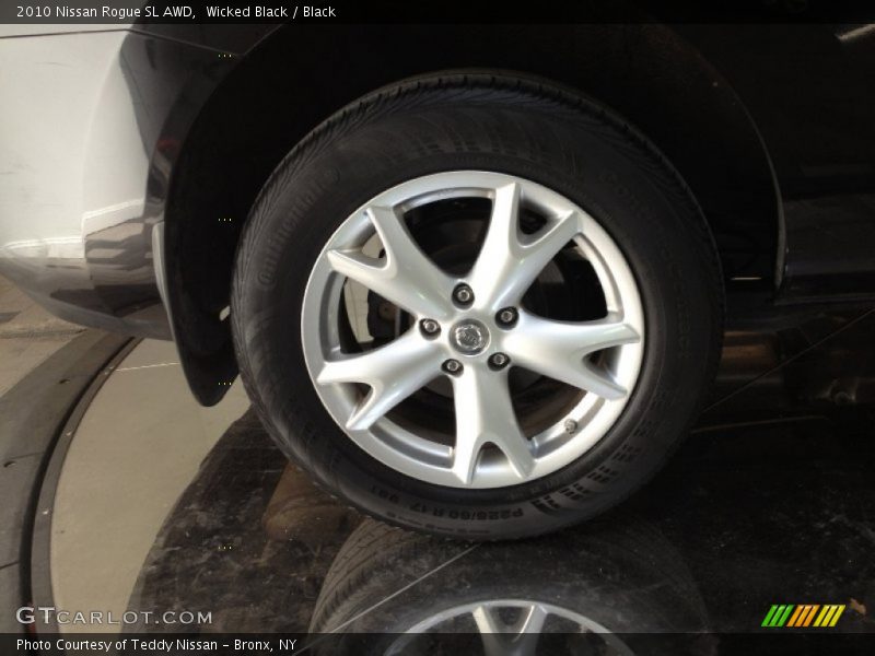 Wicked Black / Black 2010 Nissan Rogue SL AWD