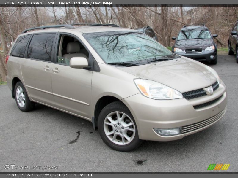 Desert Sand Mica / Fawn Beige 2004 Toyota Sienna XLE AWD