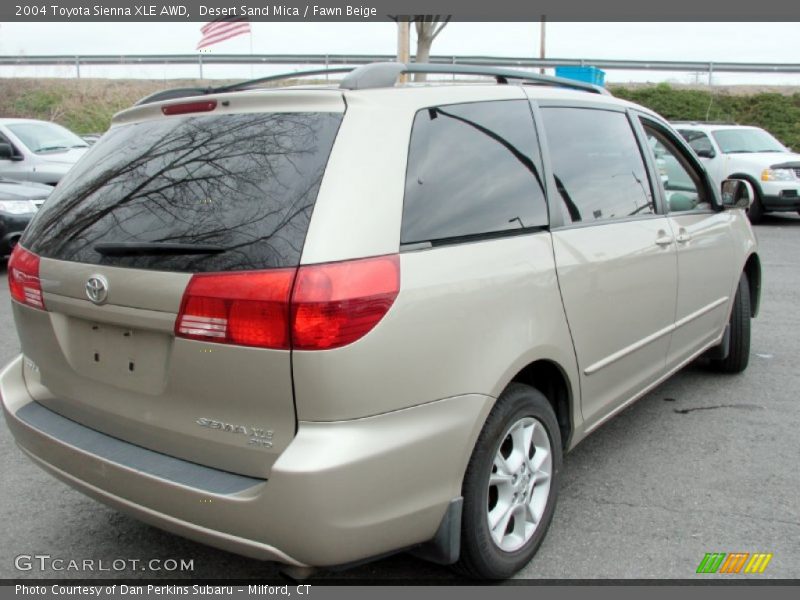 Desert Sand Mica / Fawn Beige 2004 Toyota Sienna XLE AWD