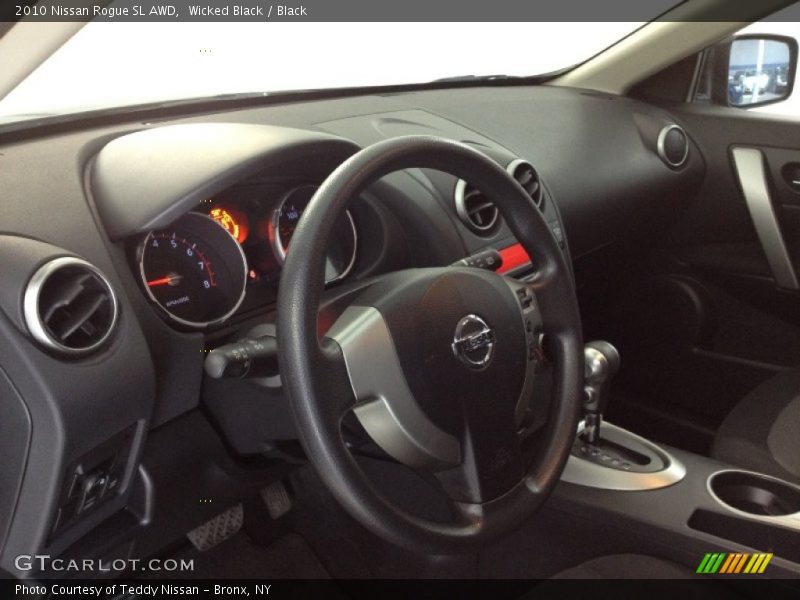 Wicked Black / Black 2010 Nissan Rogue SL AWD