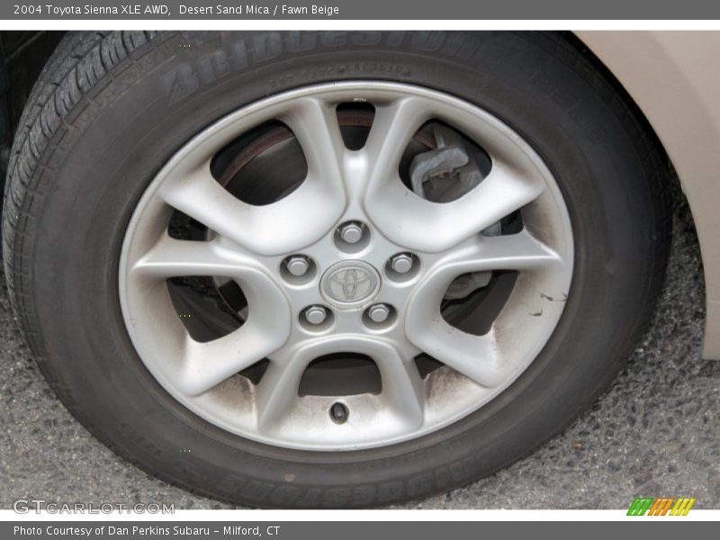 Desert Sand Mica / Fawn Beige 2004 Toyota Sienna XLE AWD