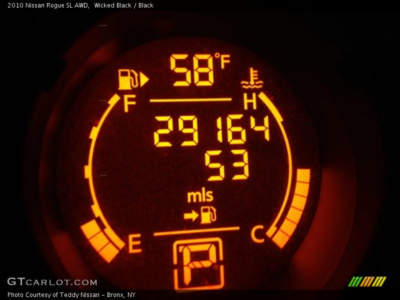 Wicked Black / Black 2010 Nissan Rogue SL AWD