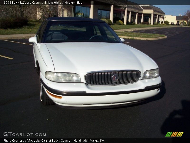 Bright White / Medium Blue 1998 Buick LeSabre Custom