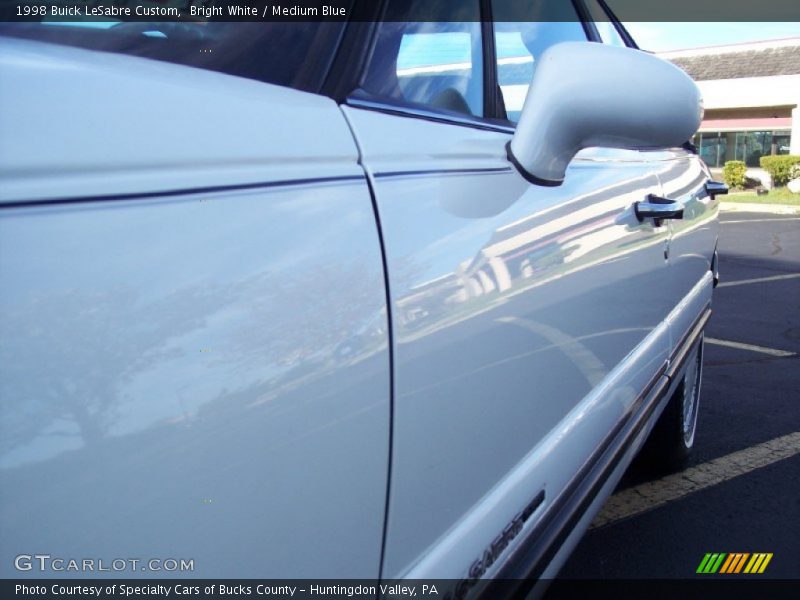 Bright White / Medium Blue 1998 Buick LeSabre Custom