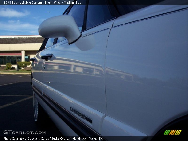 Bright White / Medium Blue 1998 Buick LeSabre Custom