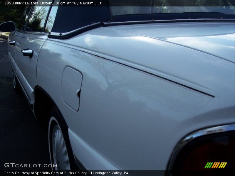 Bright White / Medium Blue 1998 Buick LeSabre Custom