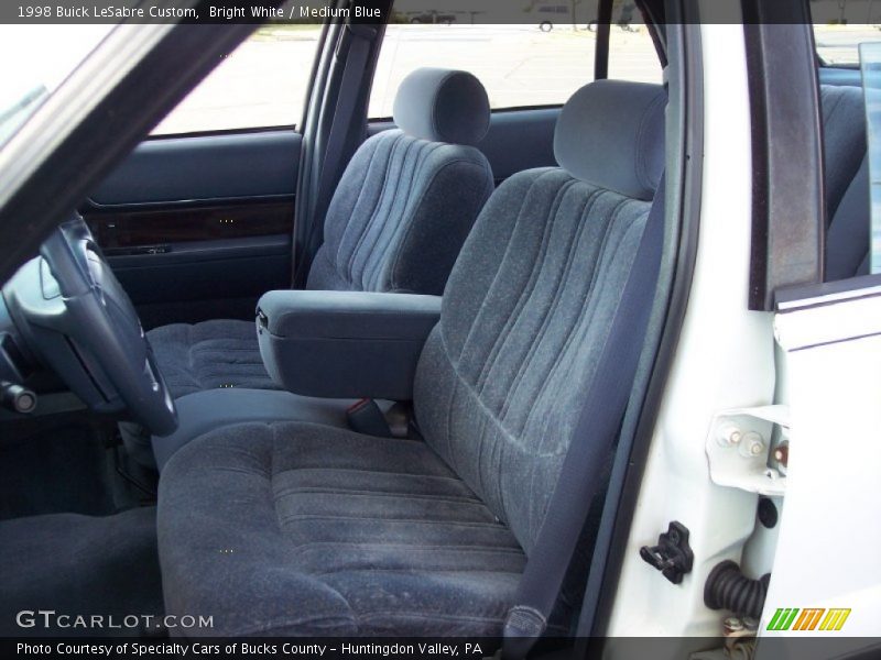 Bright White / Medium Blue 1998 Buick LeSabre Custom