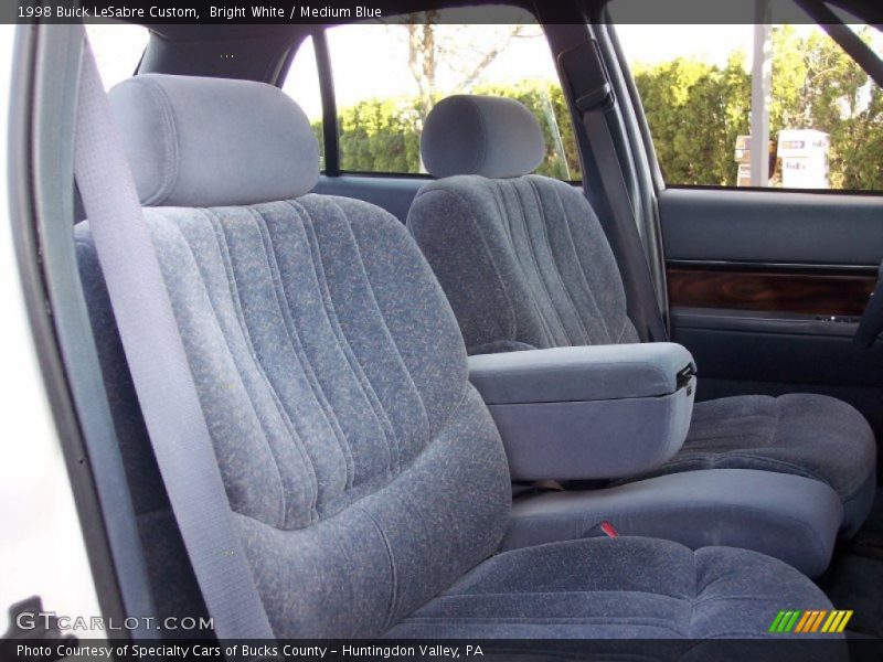 Bright White / Medium Blue 1998 Buick LeSabre Custom