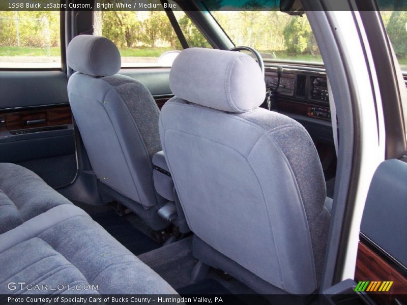 Bright White / Medium Blue 1998 Buick LeSabre Custom