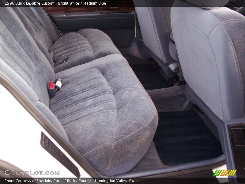 Bright White / Medium Blue 1998 Buick LeSabre Custom