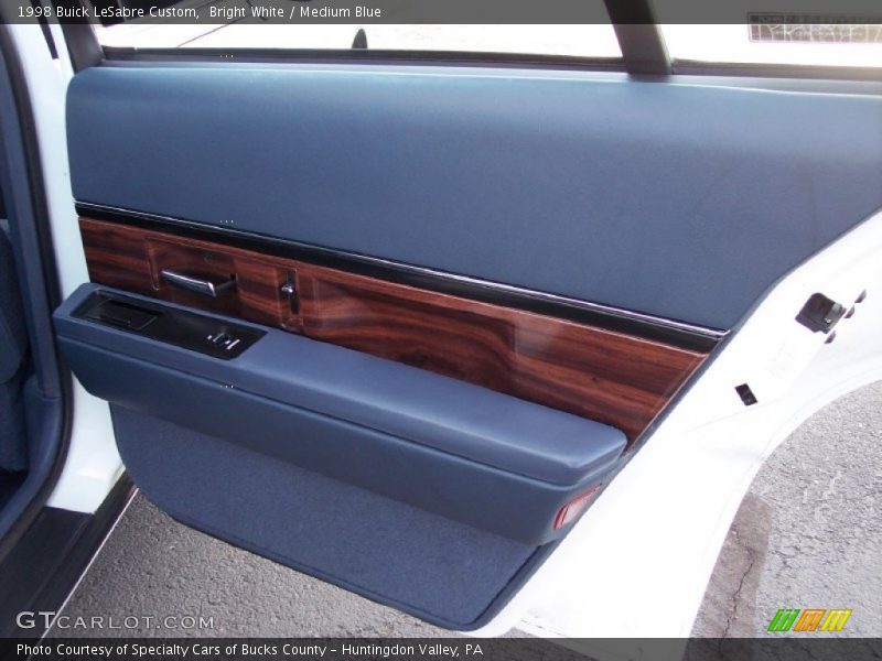Bright White / Medium Blue 1998 Buick LeSabre Custom