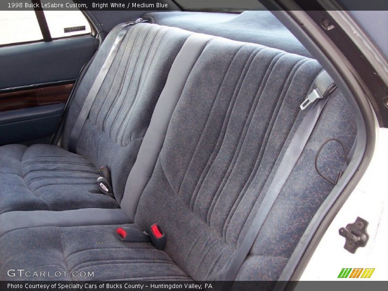 Bright White / Medium Blue 1998 Buick LeSabre Custom
