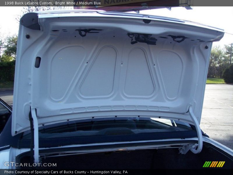 Bright White / Medium Blue 1998 Buick LeSabre Custom