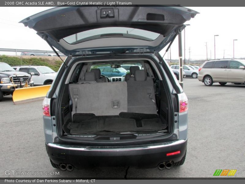 Blue-Gold Crystal Metallic / Light Titanium 2008 GMC Acadia SLE AWD
