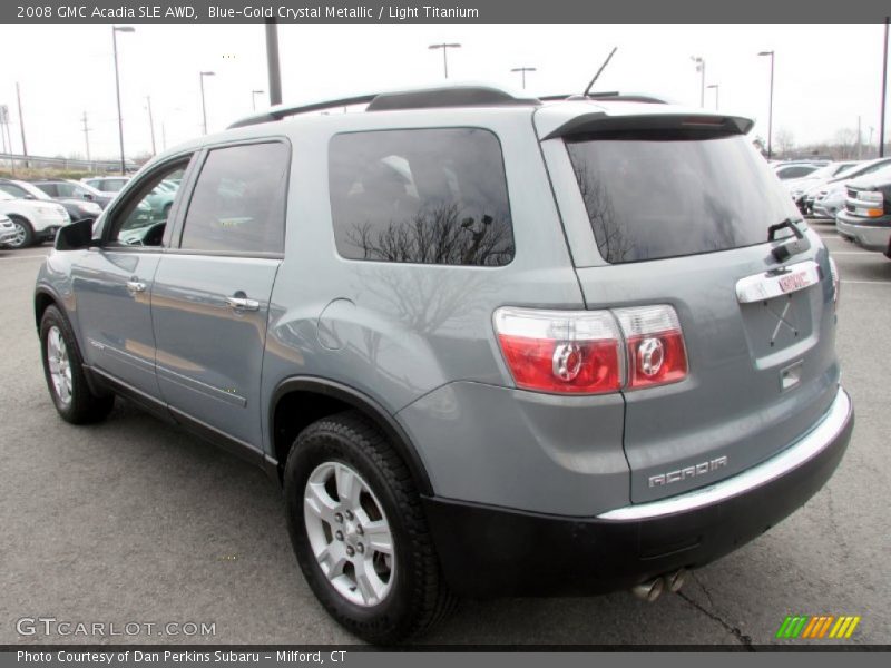 Blue-Gold Crystal Metallic / Light Titanium 2008 GMC Acadia SLE AWD