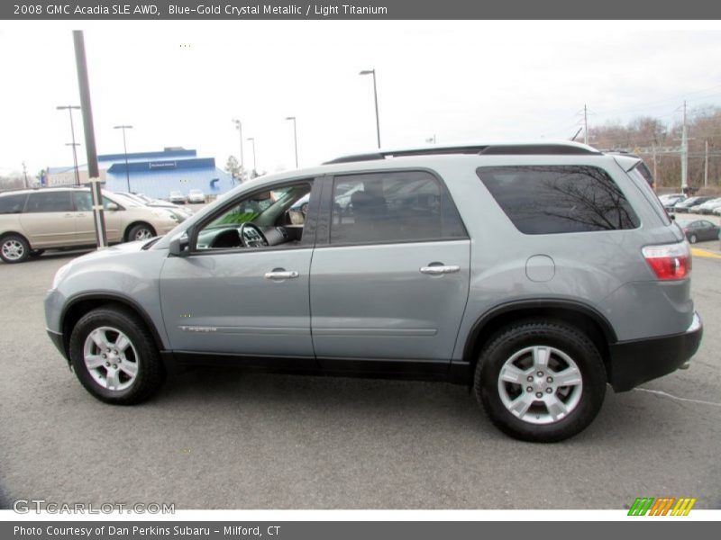 Blue-Gold Crystal Metallic / Light Titanium 2008 GMC Acadia SLE AWD