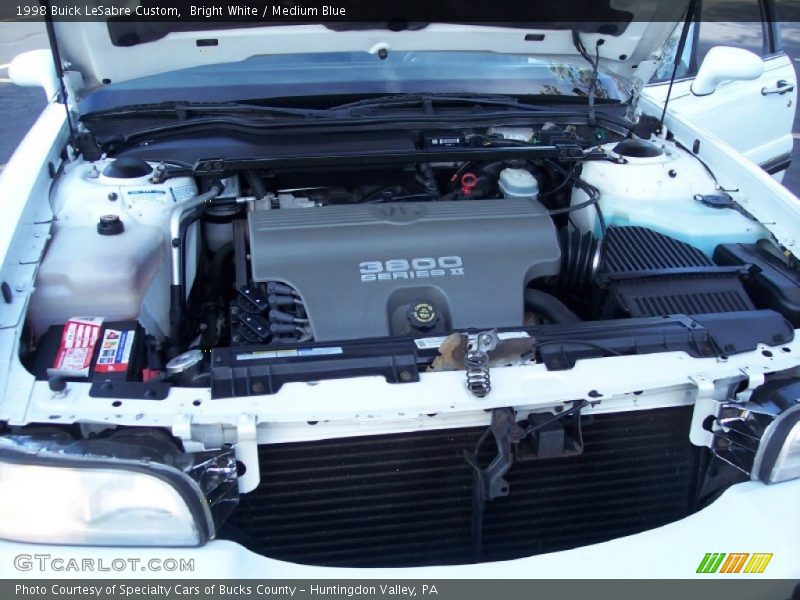 Bright White / Medium Blue 1998 Buick LeSabre Custom