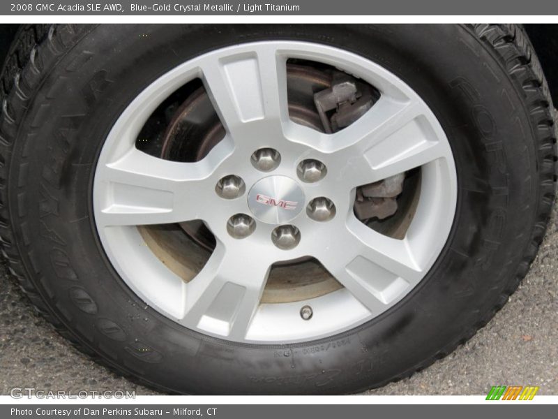 Blue-Gold Crystal Metallic / Light Titanium 2008 GMC Acadia SLE AWD