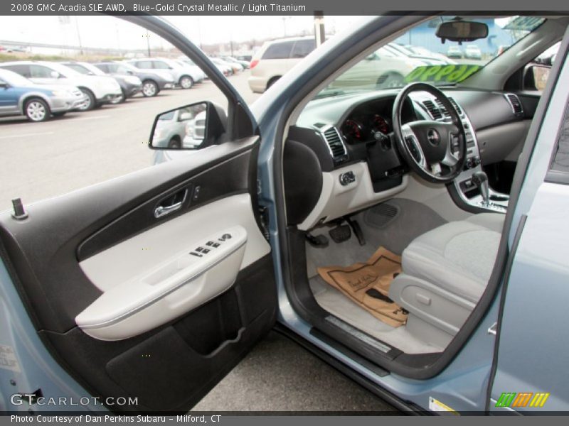 Blue-Gold Crystal Metallic / Light Titanium 2008 GMC Acadia SLE AWD