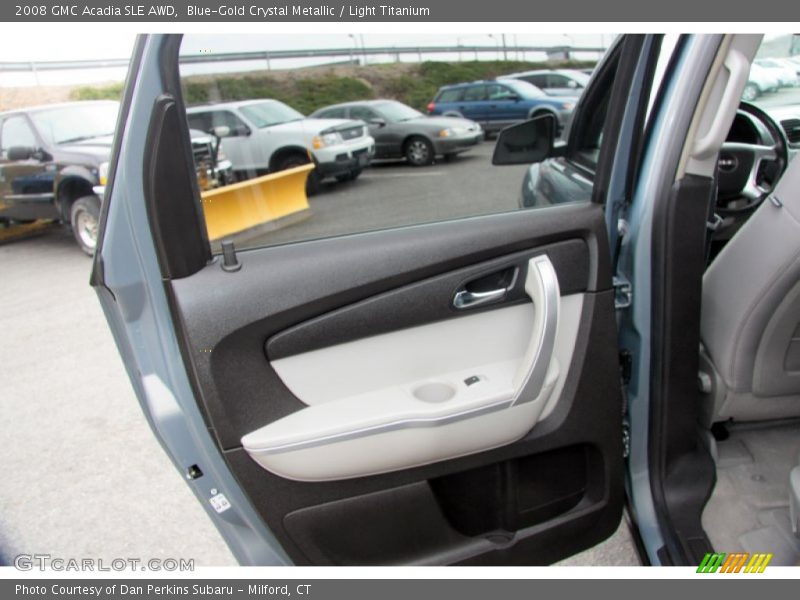 Blue-Gold Crystal Metallic / Light Titanium 2008 GMC Acadia SLE AWD