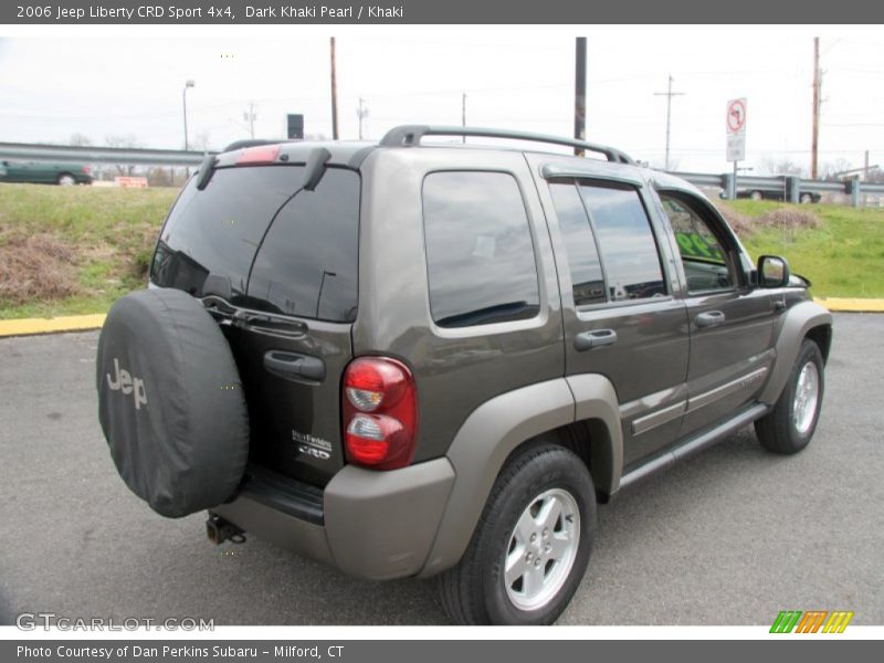 Dark Khaki Pearl / Khaki 2006 Jeep Liberty CRD Sport 4x4