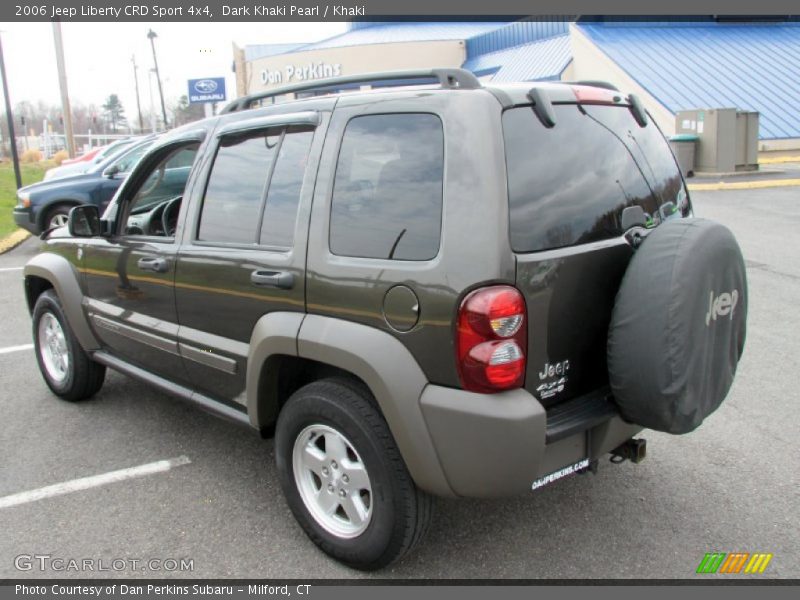 Dark Khaki Pearl / Khaki 2006 Jeep Liberty CRD Sport 4x4