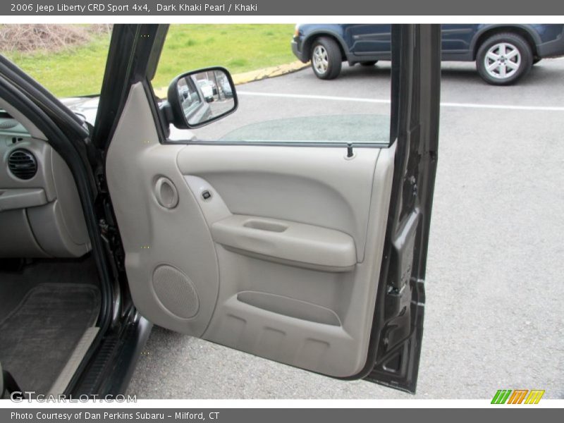 Dark Khaki Pearl / Khaki 2006 Jeep Liberty CRD Sport 4x4