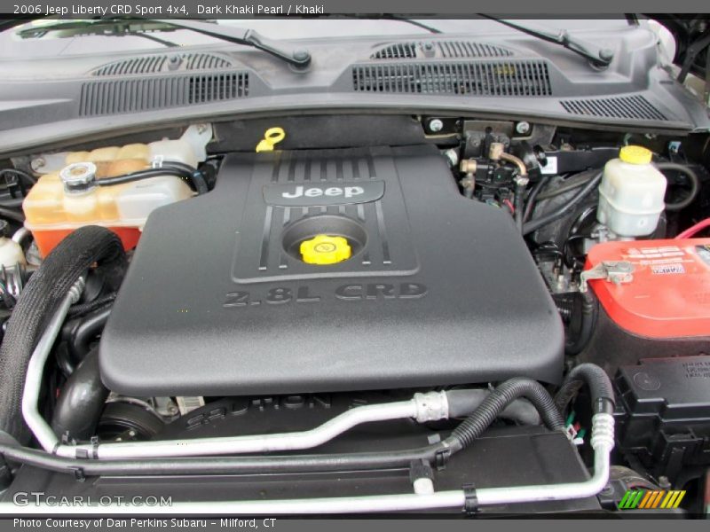 Dark Khaki Pearl / Khaki 2006 Jeep Liberty CRD Sport 4x4