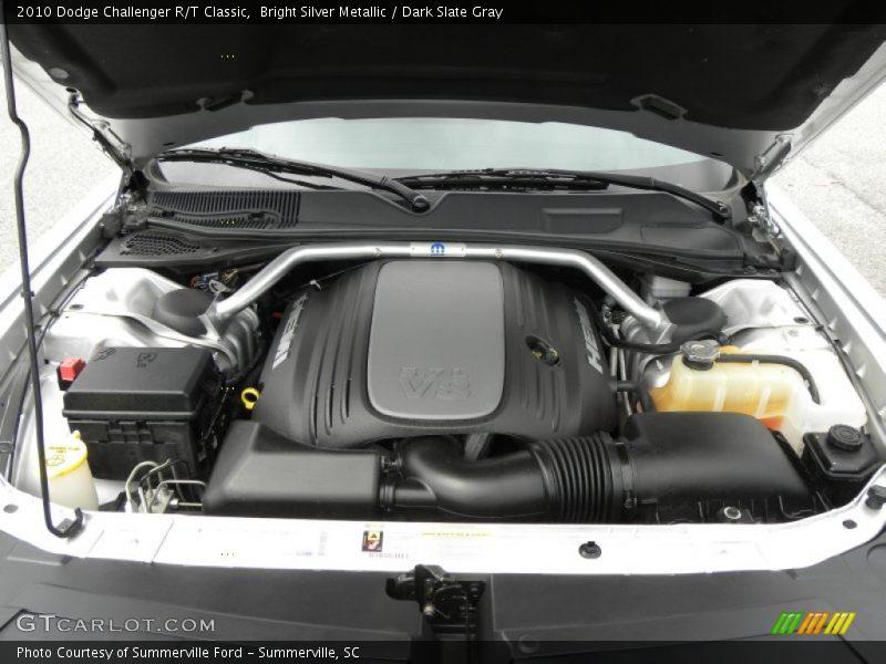 Bright Silver Metallic / Dark Slate Gray 2010 Dodge Challenger R/T Classic