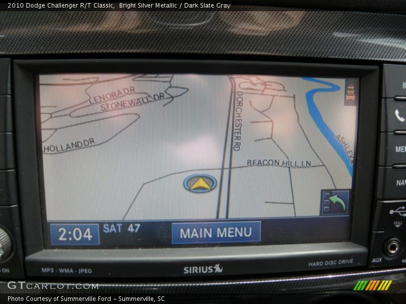 Bright Silver Metallic / Dark Slate Gray 2010 Dodge Challenger R/T Classic