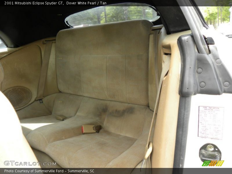 Dover White Pearl / Tan 2001 Mitsubishi Eclipse Spyder GT