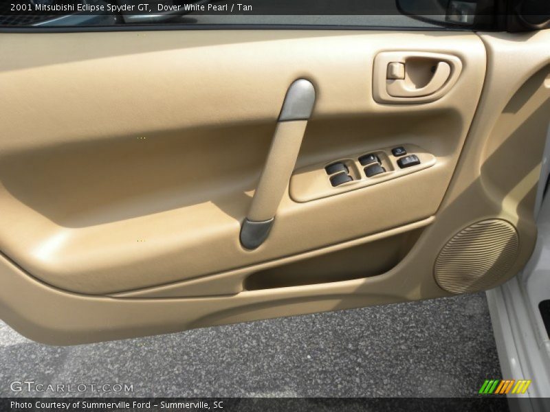 Dover White Pearl / Tan 2001 Mitsubishi Eclipse Spyder GT