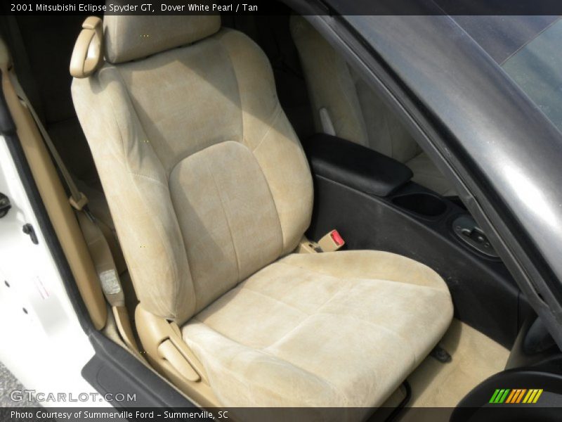 Dover White Pearl / Tan 2001 Mitsubishi Eclipse Spyder GT