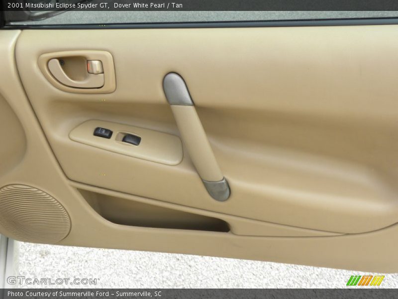 Dover White Pearl / Tan 2001 Mitsubishi Eclipse Spyder GT