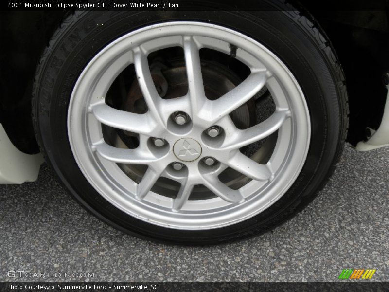 Dover White Pearl / Tan 2001 Mitsubishi Eclipse Spyder GT