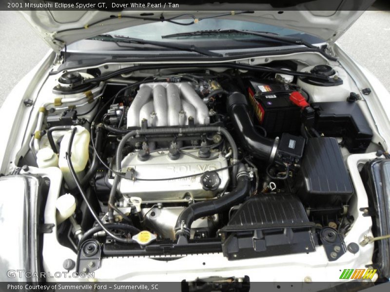 Dover White Pearl / Tan 2001 Mitsubishi Eclipse Spyder GT