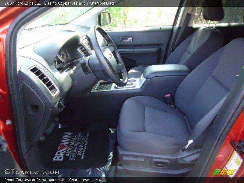Blazing Copper Metallic / Charcoal Black 2007 Ford Edge SEL