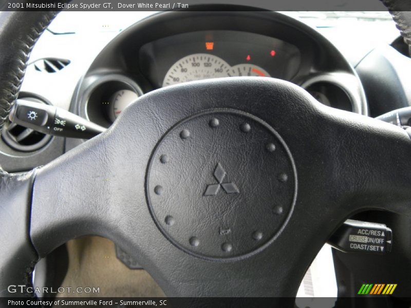 Dover White Pearl / Tan 2001 Mitsubishi Eclipse Spyder GT