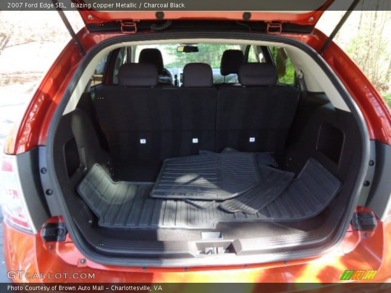 Blazing Copper Metallic / Charcoal Black 2007 Ford Edge SEL