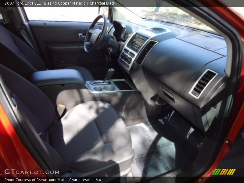 Blazing Copper Metallic / Charcoal Black 2007 Ford Edge SEL
