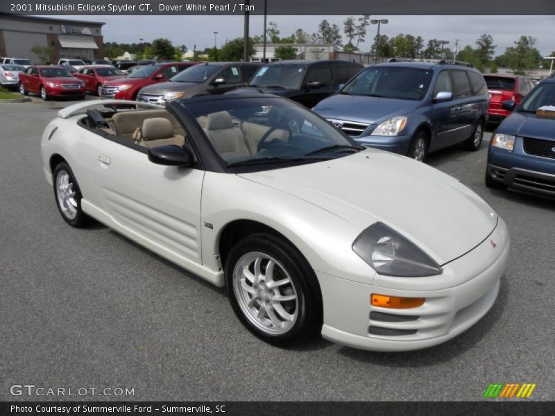Dover White Pearl / Tan 2001 Mitsubishi Eclipse Spyder GT
