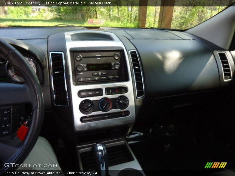 Blazing Copper Metallic / Charcoal Black 2007 Ford Edge SEL