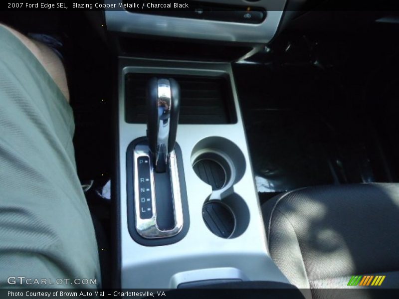 Blazing Copper Metallic / Charcoal Black 2007 Ford Edge SEL