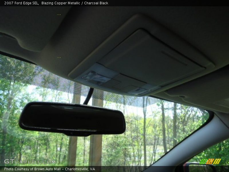 Blazing Copper Metallic / Charcoal Black 2007 Ford Edge SEL