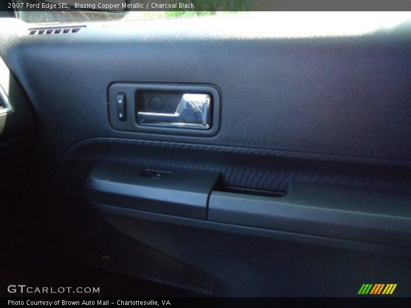 Blazing Copper Metallic / Charcoal Black 2007 Ford Edge SEL