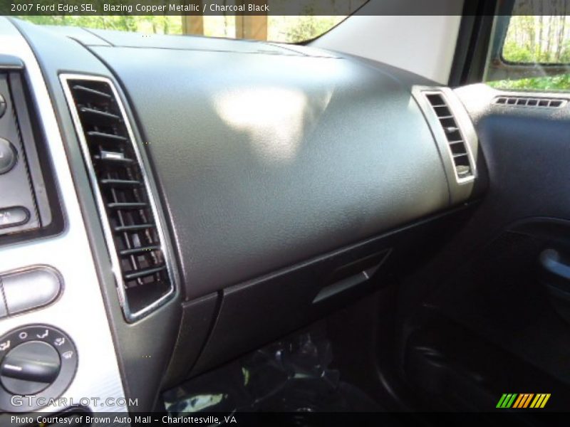 Blazing Copper Metallic / Charcoal Black 2007 Ford Edge SEL