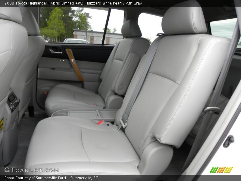 Blizzard White Pearl / Ash Gray 2008 Toyota Highlander Hybrid Limited 4WD
