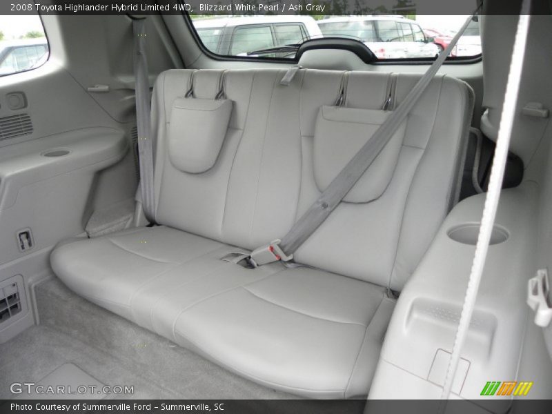 Blizzard White Pearl / Ash Gray 2008 Toyota Highlander Hybrid Limited 4WD