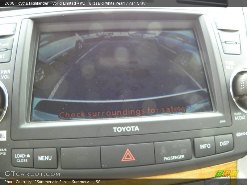 Blizzard White Pearl / Ash Gray 2008 Toyota Highlander Hybrid Limited 4WD